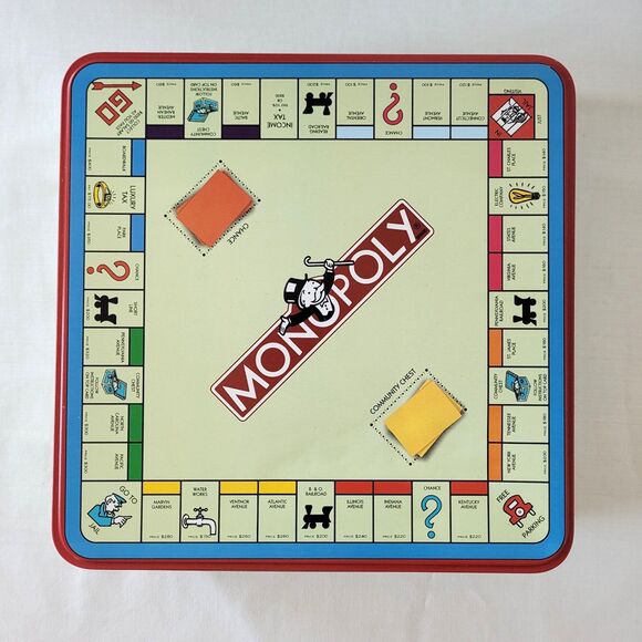 Vintage 1997 Monopoly Cookie Tin Collector’s Tin - Picture 1 of 11
